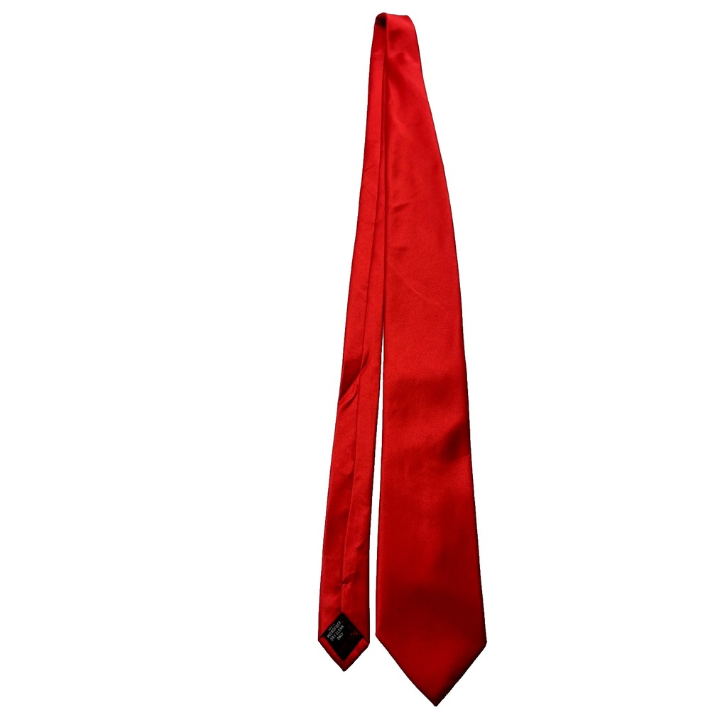 Jacob Alexander Men's Red 100% Microfiber Dress Neck‎ Tie